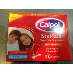 CALPOL SIX PLUS SCHT S/F 5ML sugar-free  250mg/5ml