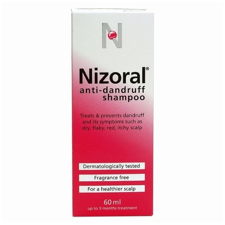 NIZORAL S/POO 20MG/ML 60ML anti-dandruff shampoo  20mg/ml