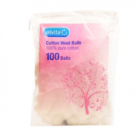 ALVITA cotton wool balls 100 balls